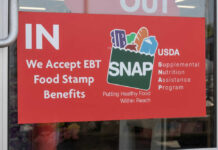 Trump CUTS Benefits — Major WIN For AMERICAN CITIZENS! Red sign accepting EBT food stamp benefits SNAP