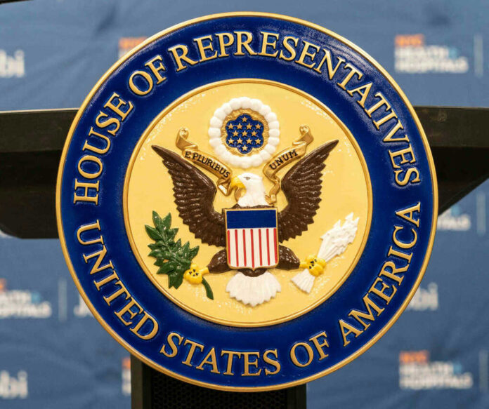 Seal of the U.S. House of Representatives.