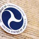 DOT Switch Flips — 200,000 Truck Drivers Targeted Department of Transportation logo on a historical document background