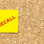 Ice Cream RECALL — Hidden Danger Exposed Yellow sticky note with the word 'RECALL' on a corkboard
