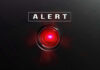Buried Alive In Mud — Three Days Red alert light against black background, text ALERT.