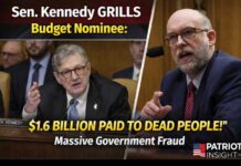 Dead Paychecks Exposed — $99M STUNS DC "$1.6 Billion in Checks Cashed by Dead People?" Sen. John Kennedy EXPOSES Massive Government Fraud