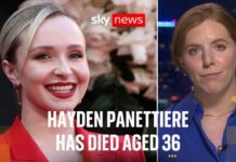 Heroes Star Gone at 36 Hayden Panettiere - who starred in Heroes and Nashville - has died aged 36