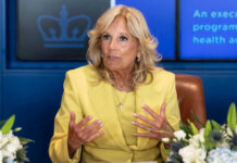 Private Plea Stuns: Jill Calls Beau Back Woman in yellow suit speaking with hand gestures.