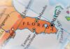 Endorsement Earthquake Reshapes Florida Race Close-up map of Florida peninsula with major cities highlighted