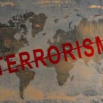 Terror Plot At U.S. Military Base?! World map with the word TERRORISM crossed out in red