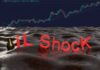 Oil Shock: Trump Now Admits THIS! Oil shock text on glossy liquid surface with stock chart in background