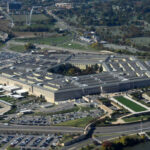 Pentagon Puts Elections On War Footing Aerial view of the Pentagon