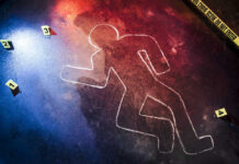 VIDEO: Deadly Hit-And-Run Horror – Nurse Killed Crime scene chalk outline with numbered evidence markers.